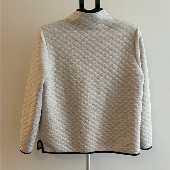 Market & Spruce Beige Quilted Pullover - Picture 5 of 5